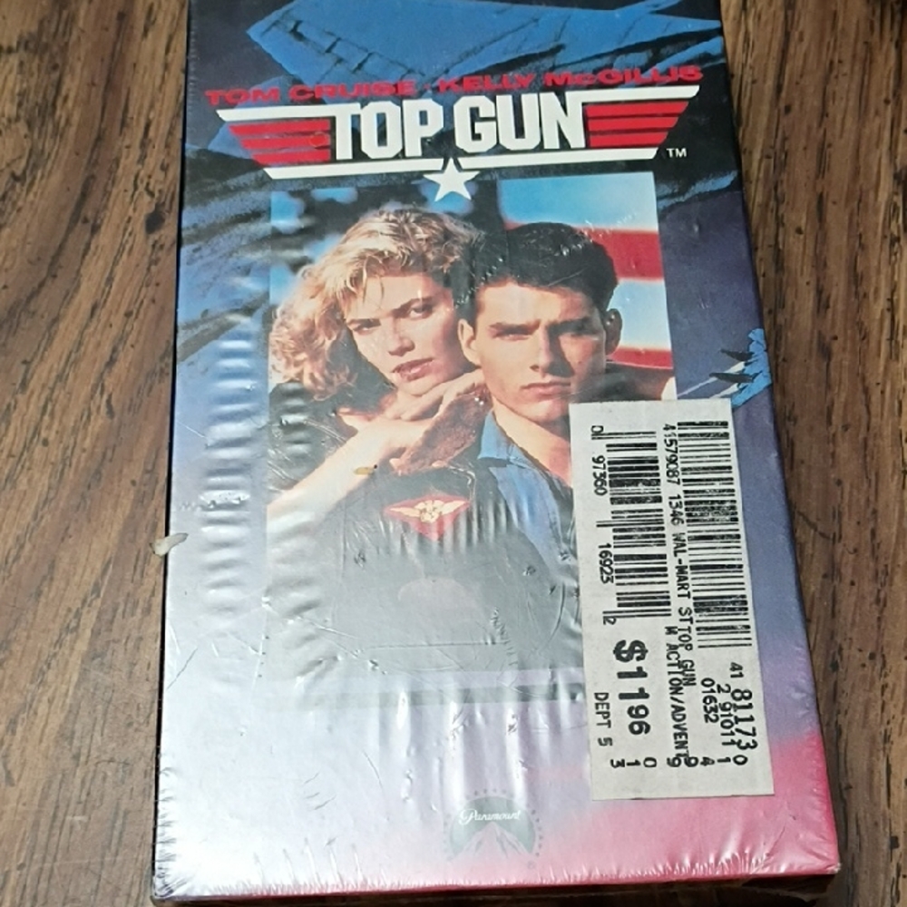 Top Gun VHS Tape Unopened 1990 Paramount Sealed